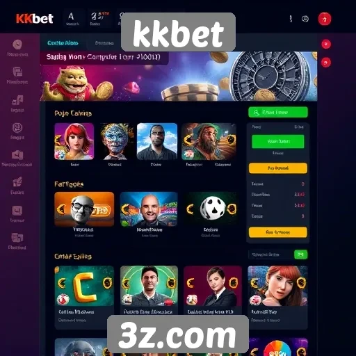 Interface do usuário do kkbet é intuitiva e moderna